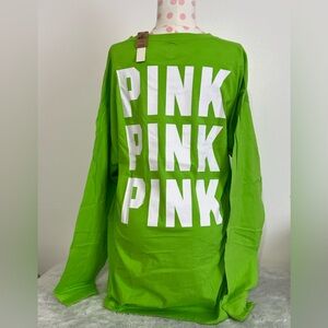 Victoria’s Secret Pink Long Sleeve Tee XL NWT